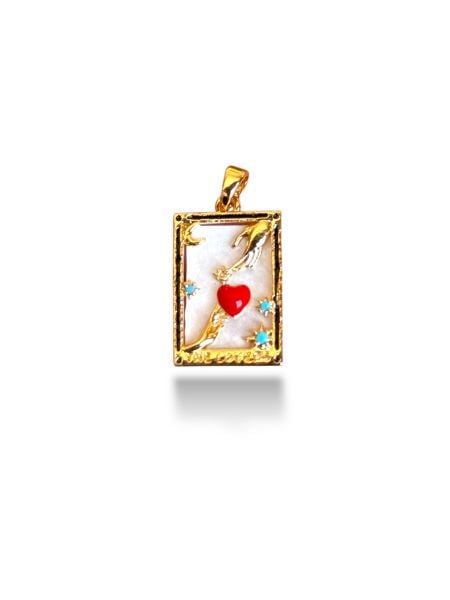 Kalp Charm Altın Kaplama