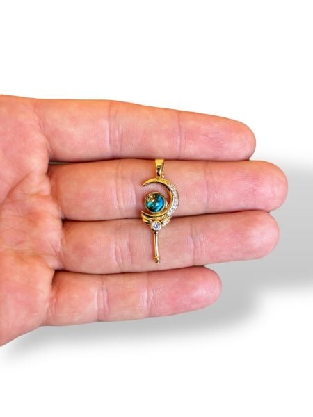 Anahtar Charm Altın Kaplama