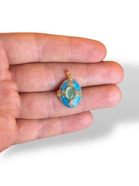 Kapaklı Charm Altın Kaplama