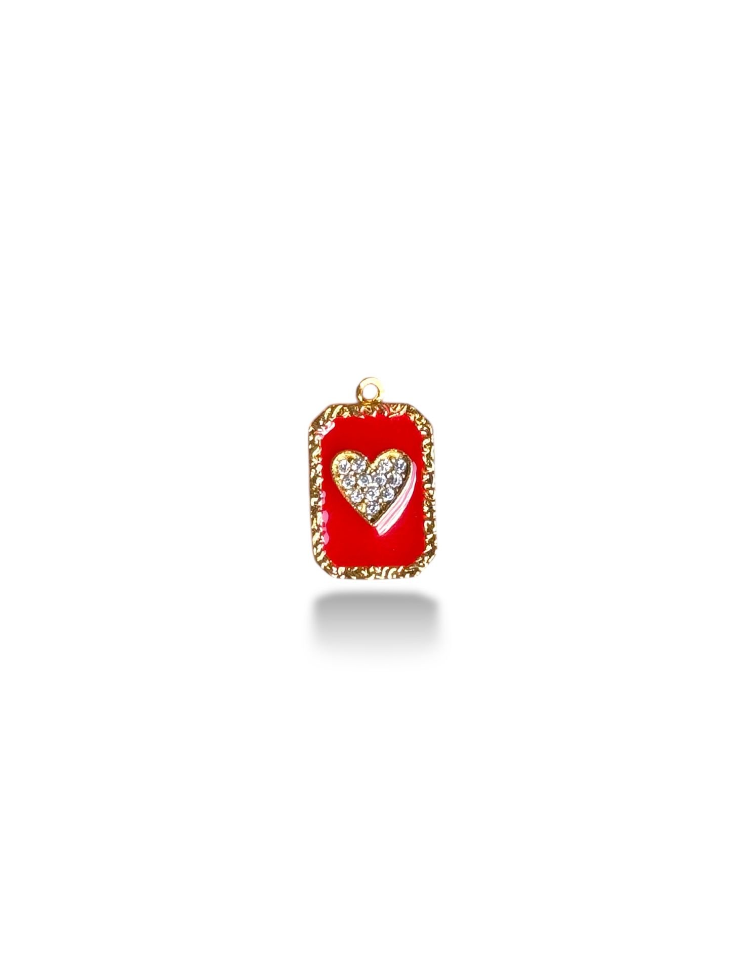 Kalp Charm Altın Kaplama