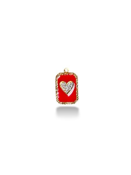 Kalp Charm Altın Kaplama