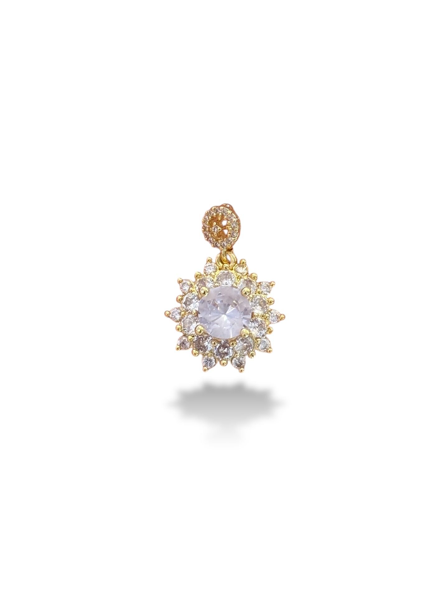 Altın Kaplama Taşlı Charm