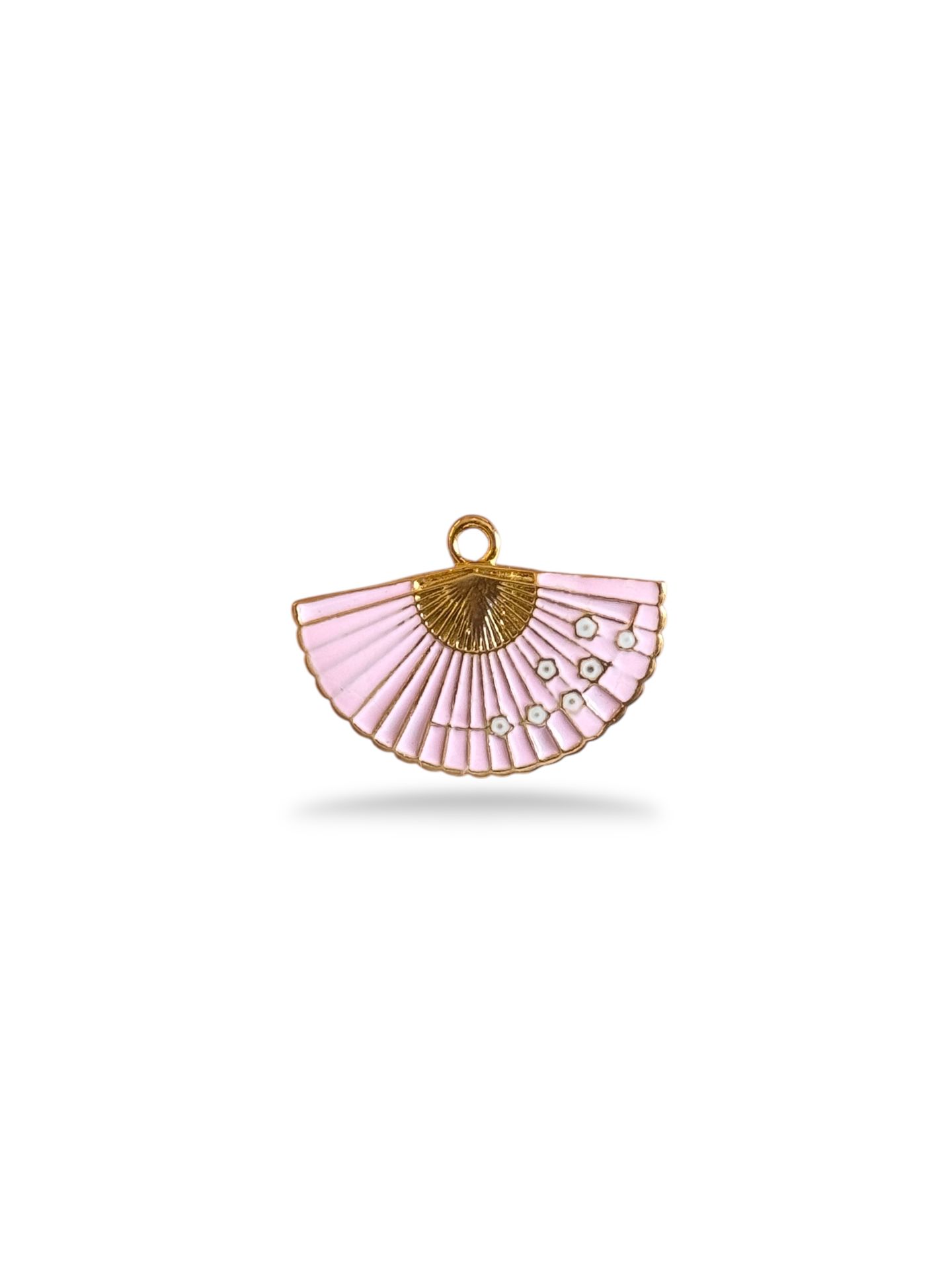Altın Kaplama Yelpaze Charm